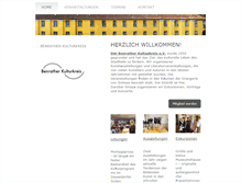 Tablet Screenshot of benrather-kulturkreis.de